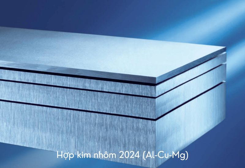 Hợp kim nhôm 2024 nổi bật với độ bền và khả năng chịu lực tốt