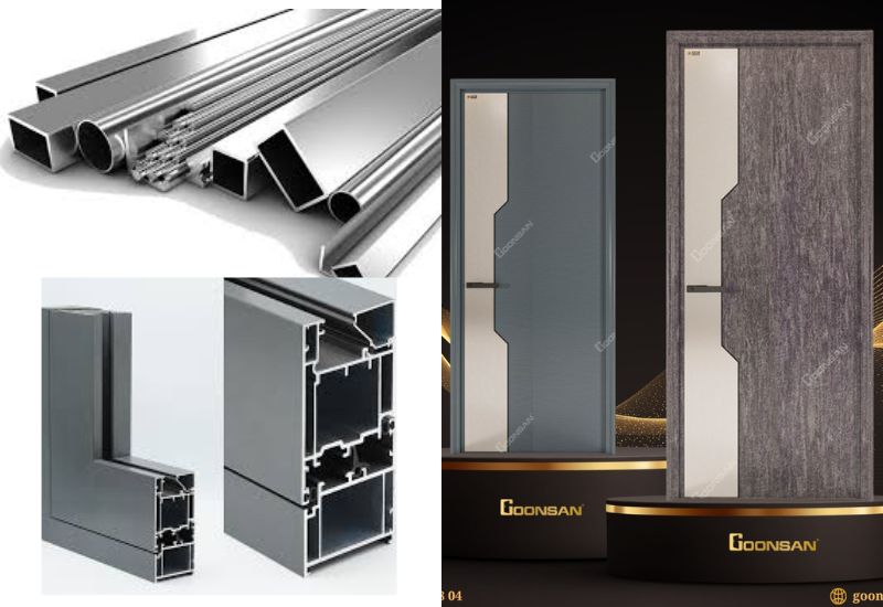 Với đặc tính nhẹ, dễ gia công, nhôm được ứng dụng phổ biến trong xây dựng