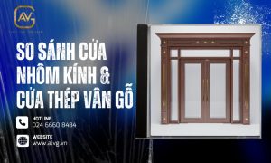 So sánh cửa nhôm kính và cửa thép vân gỗ