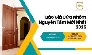 Báo giá cửa nhôm nguyên tấm mới nhất 2025